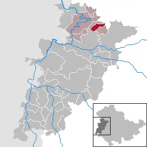 Kaart van Bischofroda