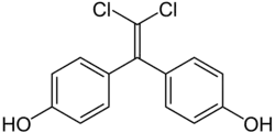 Structuurformule van bisfenol C2