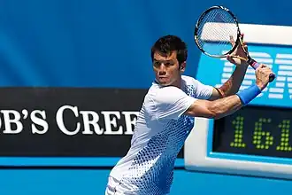 Björn Phau op de Australian open 2011