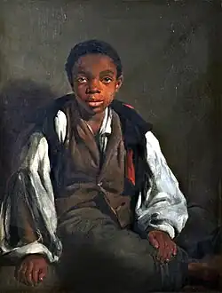 Black Boy, 1844 (Windus' eerste olieverfschilderij)