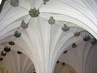 Zestiende-eeuwse plafond van het Blacader Aisle