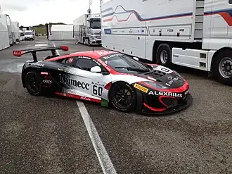 GT3 McLaren, Zandvoort 2014.