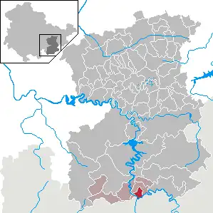 Kaart van Blankenberg