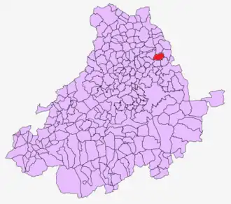 Kaart van Blascosancho