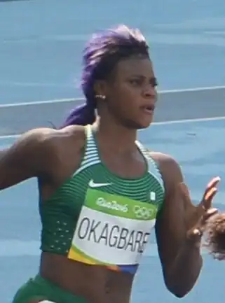Blessing Okagbare op de OS in 2016