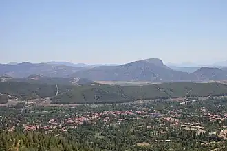 Uitzicht op Ağlasun van Sagalassos