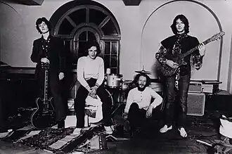 Blind Faith, v.l.n.r. Winwood, Grech, Baker, Clapton.