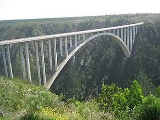 Bloukransbrug, Zuid-Afrika