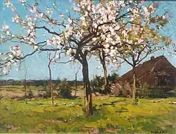 Bloesembomen in het voorjaar