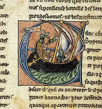 Bohemund, prins van Antiochië aan de Orontes, keert terug van de kruistocht