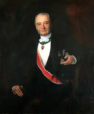 Portret door Philip Alexius de László uit 1895, Schloss Hinterglauchau.