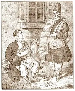 Bojken van Galicië, lithografie uit 1837