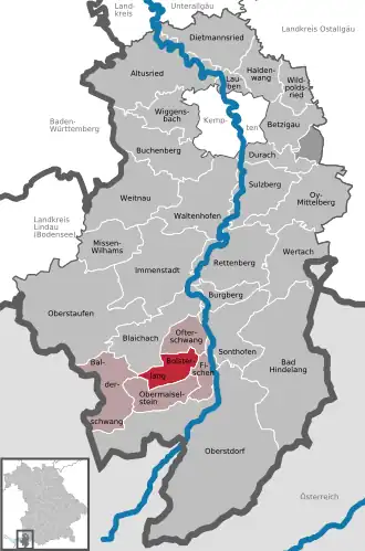 Kaart van Bolsterlang