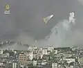 Luchtaanval met fosforbommen op Gaza, 9 januari 2009