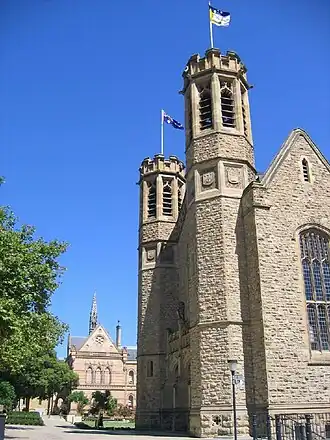 Bonython hall, de aula van de universiteit.
