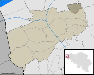 Kaart van Booitshoeke