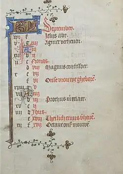 September in het getijdenboek van de Meesters van Zweder van Culemborg