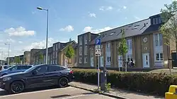 Bebouwing aan de Boomgaardlaan, ontworpen door Hans Been (mei 2019)