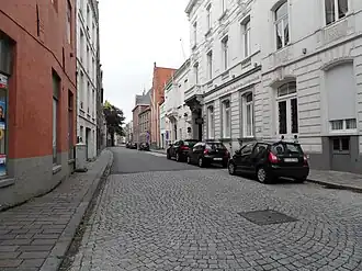Boomgaardstraat vanuit de Hoogstraat