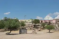 Zicht op Boquillas del Carmen