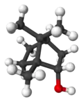 Molecuulmodel van borneol