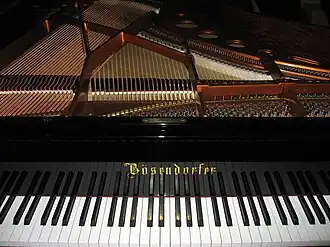 Vleugel van Bösendorfer