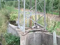 De betonnen fundering