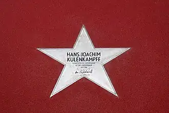 Op de Boulevard der Stars