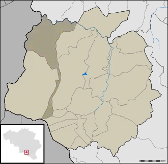 Kaart van Bourseigne-Neuve