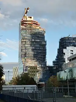 Noordtoren van Valley in aanbouw (November 2020)