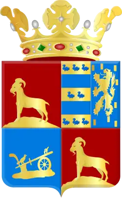 Het wapen van de gemeente Boxmeer(1962-1998)