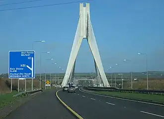 De Boyne River Bridge bij Drogheda in Ierland