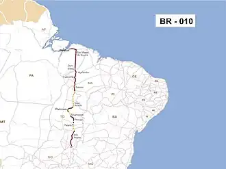 Rodovia Belém-BrasíliaRodovia Engenheiro Bernardo Sayão