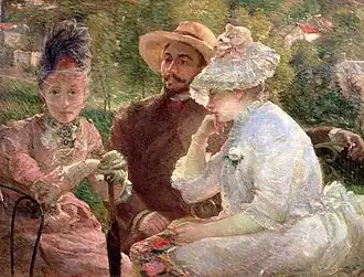 Op het terras in Sèvres, 1880Musée du Petit Palais in Genève