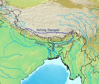 Loop van de Brahmaputra