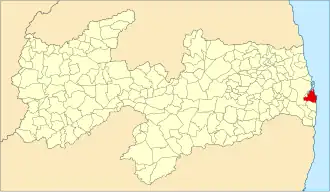 Kaart van João Pessoa