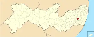 Kaart van Barra de Guabiraba