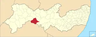 Kaart van Belém do São Francisco