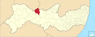 Kaart van São José do Belmonte