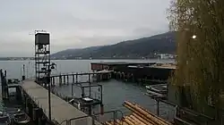 De Seebühne (het drijvende podium) in november 2018