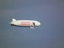 Bregenzer Festspiele zeppelin in mei 2012