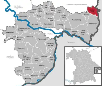 Kaart van Breitenberg