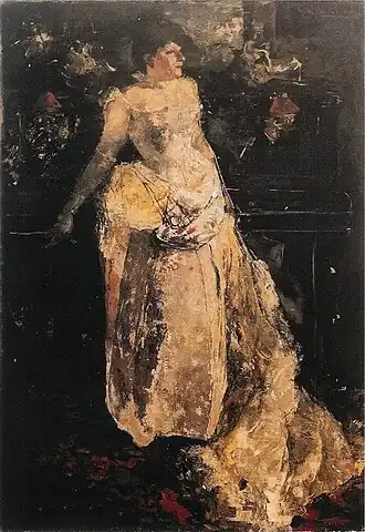 Portret van mevrouw Mann-Bouwmeester als Francillon, 1887