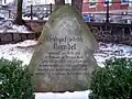 Gedenksteen voor Christian Friedrich Brendel te Schneeberg-Neustädtel