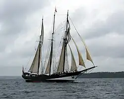 Oosterschelde voor de rede van Brest in 2012.