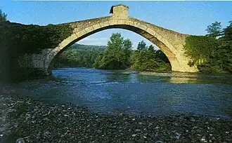 Brug over de Panaro bij Olina