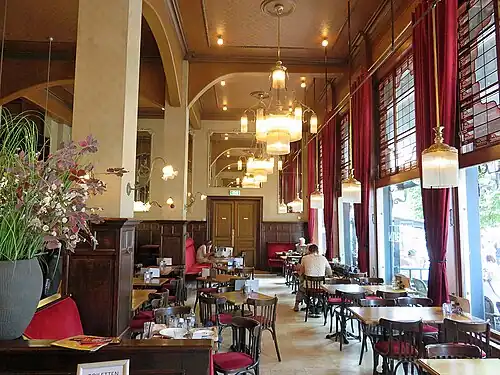 Het interieur van Brinkmann in 2018