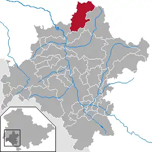 Kaart van Brotterode-Trusetal