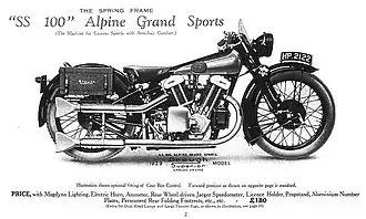 Toptechniek en toch mooi: de door Val Page ontworpen JAP v-twin in de Brough Superior SS 100 uit 1929