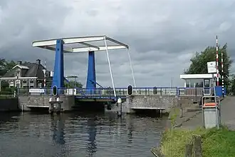De brug in Scharsterbrug